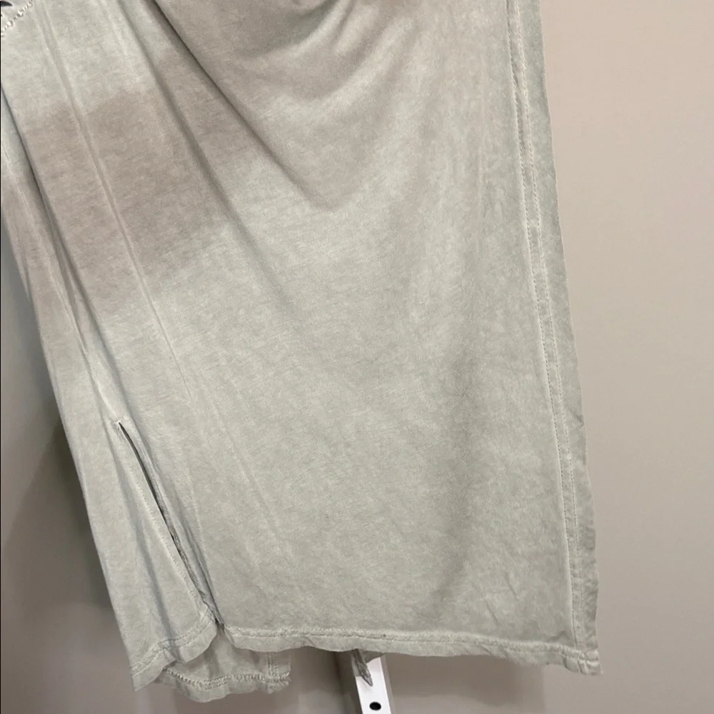 POL Embroidered Open Front Vest Size S‎ Gray Boho Festival Layering Casual